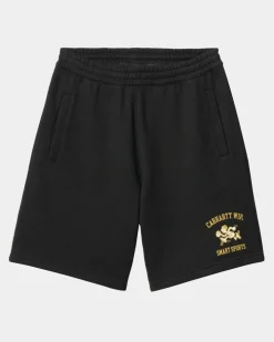 Mænd Carhartt WIP Smart Sports Sweat Short | Sort