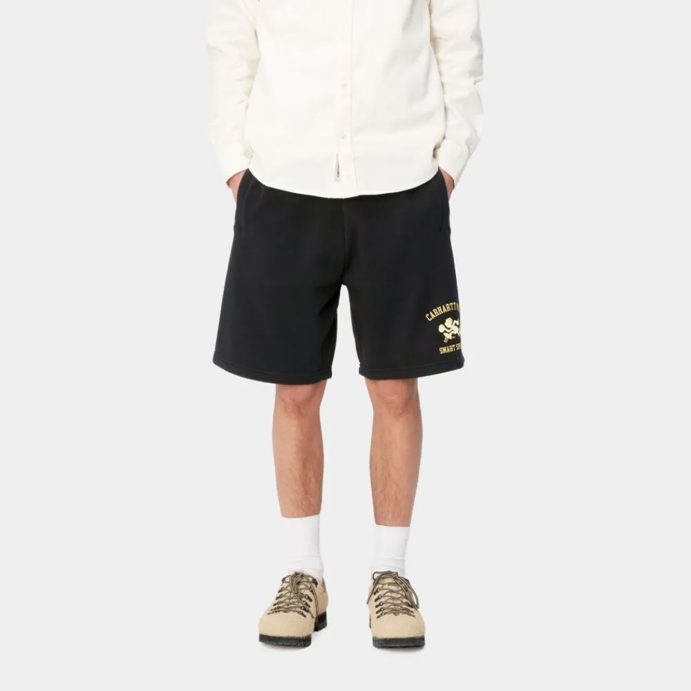 Mænd Carhartt WIP Smart Sports Sweat Short | Sort