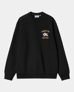 Mænd Carhartt WIP Smart Sports Sweatshirt | Sort