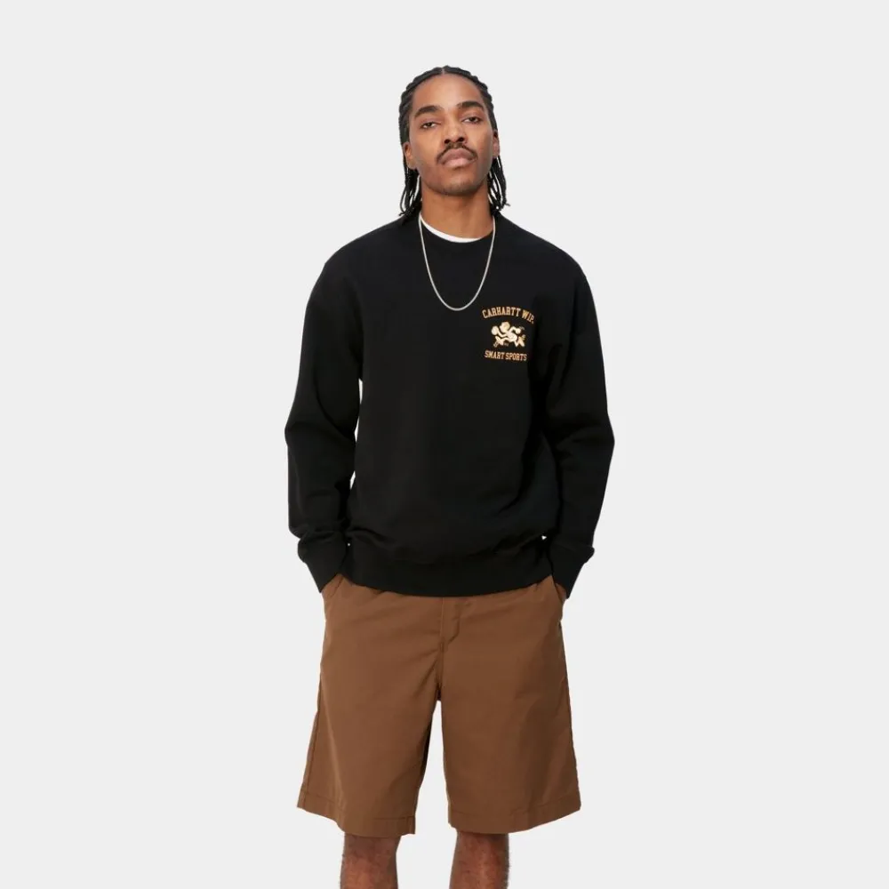 Mænd Carhartt WIP Smart Sports Sweatshirt | Sort