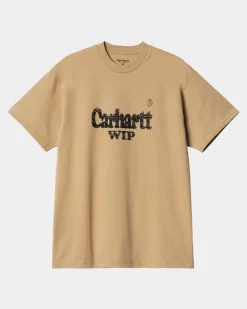 Mænd Carhartt WIP Spree Halvtone T-Shirt | Stovet Hamilton Brown