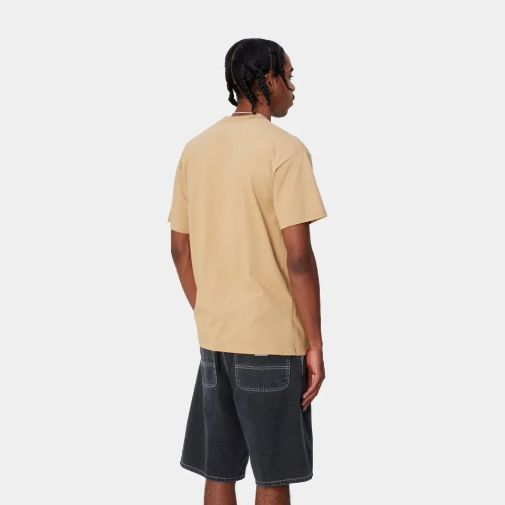 Mænd Carhartt WIP Spree Halvtone T-Shirt | Stovet Hamilton Brown