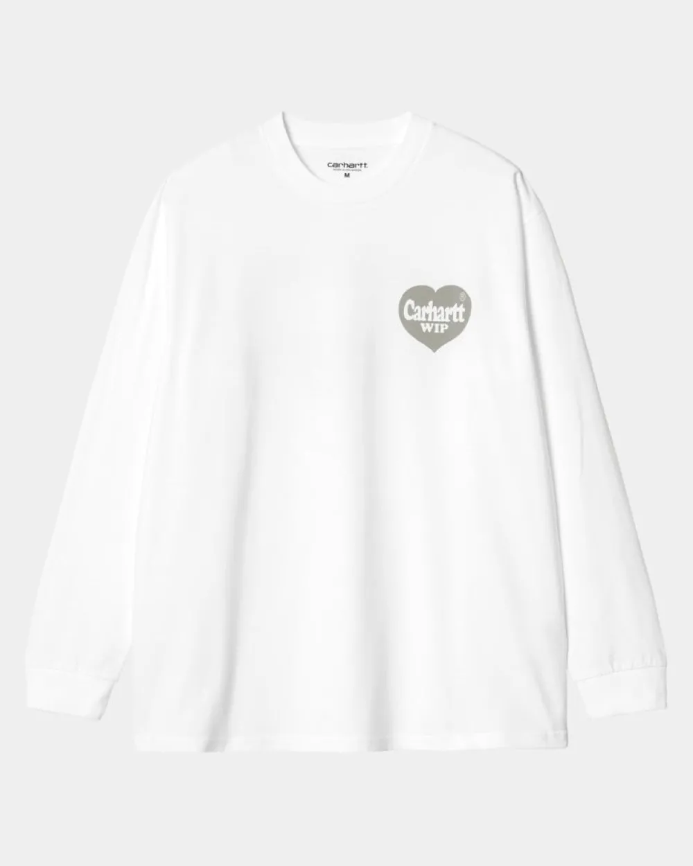 Mænd Carhartt WIP Spree Langaermet T-Shirt | Hvid