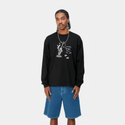 Mænd Carhartt WIP Tools For Life Langaermet T-Shirt | Sort