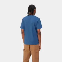 Mænd Carhartt WIP University Script T-Shirt | Aeldre / Hvid